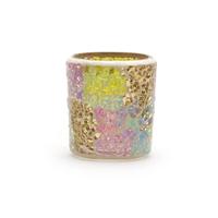 Glass Mosaic Tea light Candle Holders 