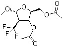 Methyl-2-deoxy-2-(trifluoromethyl)-alpha-D-arabinofuranoside diacetate