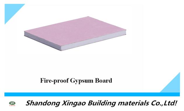 Ordinary Gypsum Board Fireproof Gypsum Board
