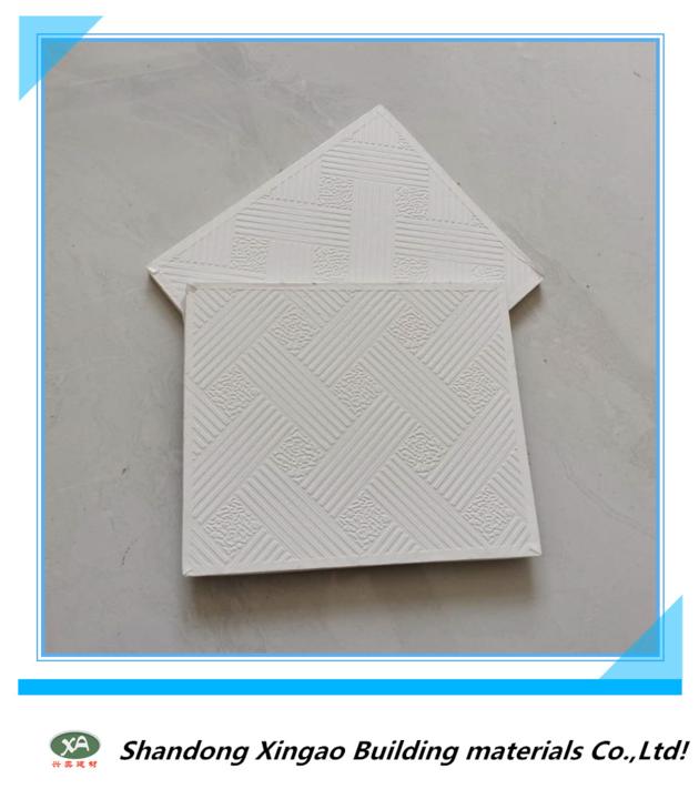 PVC Laminated Gpysum Ceiling Tiles