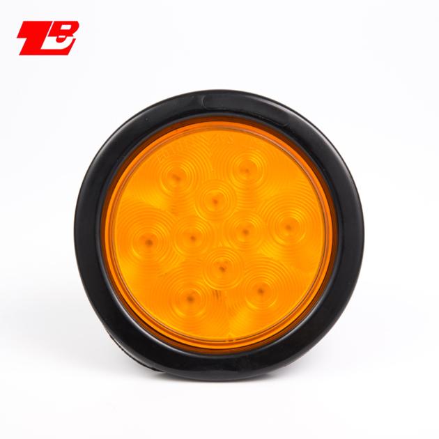 4" Round LED Stop Turn Tail Reverse Lamp for Truck Trailer