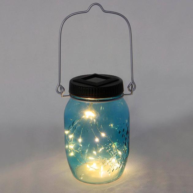 Solar Powered Firefly Mason Jar KF130063