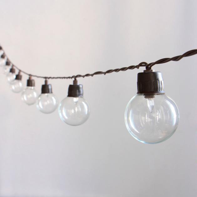 Solar Powered G40 LED String Light