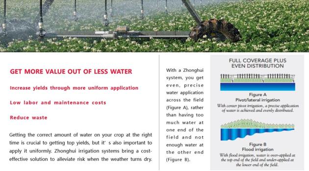 Farm Towable Center Pivot Irrigation System