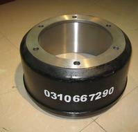 gray iron brake drum or heavy duty brake drum or semi-trailer brake drum 