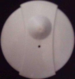 Large round hard tag