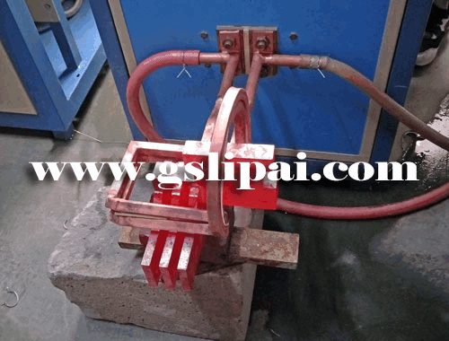 Leaf Spring High Frequency Induction Heating