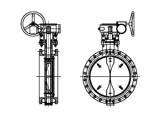 Flanged Triple Offset Butterfly Valve