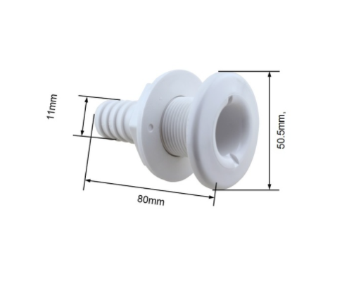 Marine Hardware Plastic Thru Hull Outlets