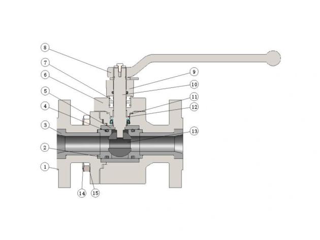 Floating Magnetic Fluid Sealed Ball Valve