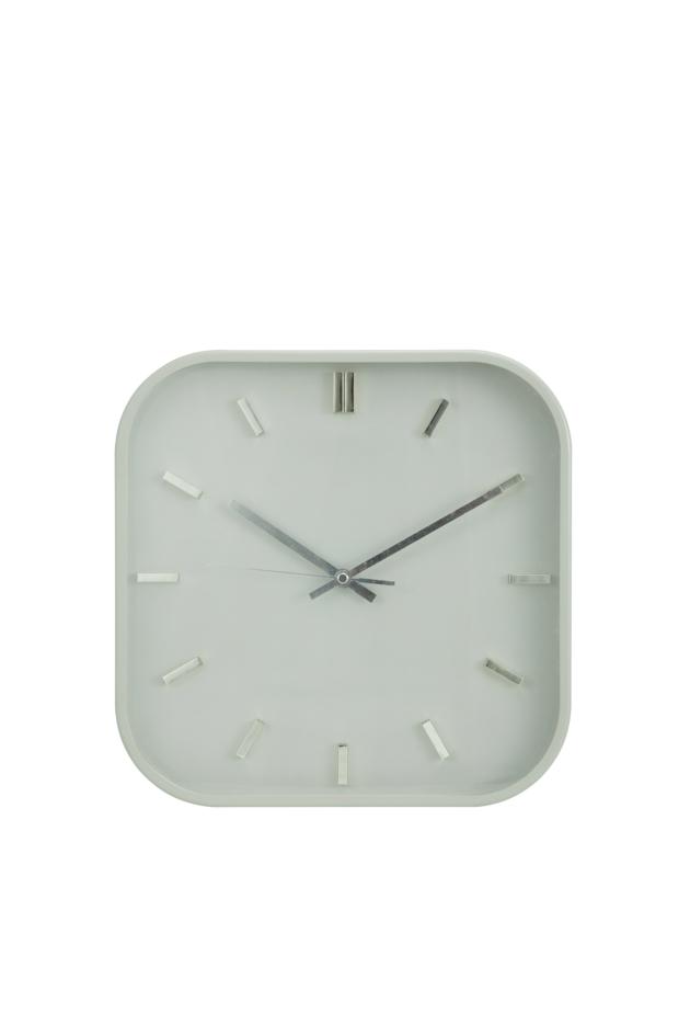 30 * 30cm square iron wall clock