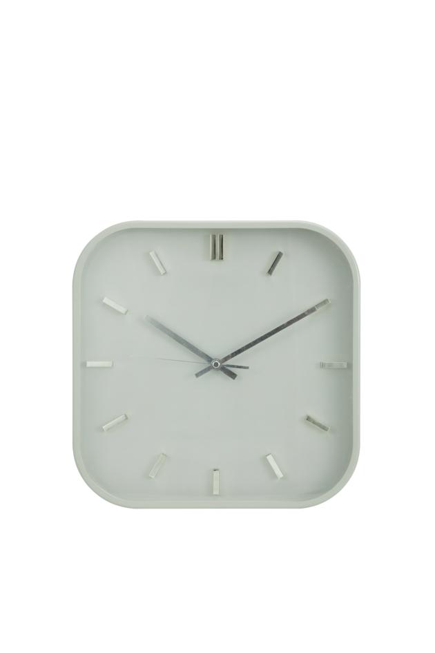 30 * 30cm square iron wall clock