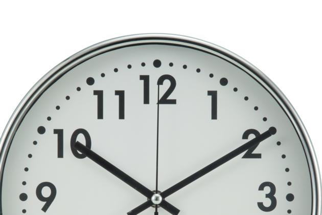 10 Inches Chrome Iron Wall Clock