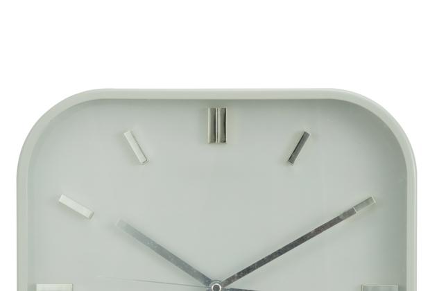 30 30cm Square Iron Wall Clock