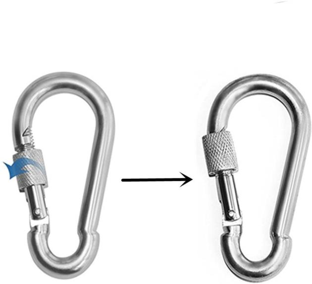 304 316 Stainless Steel Carabiner Hook