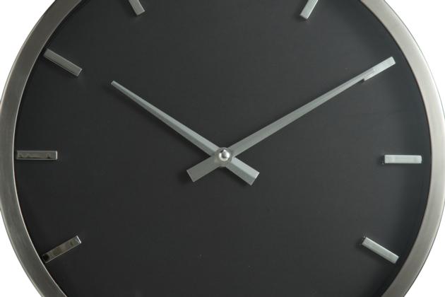 12 Inches Stainless Steel Iron Clock