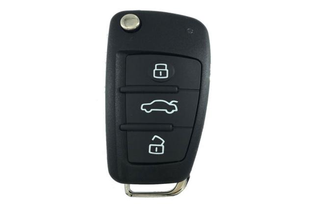 3 button Audi remote control flip key for A3 TT