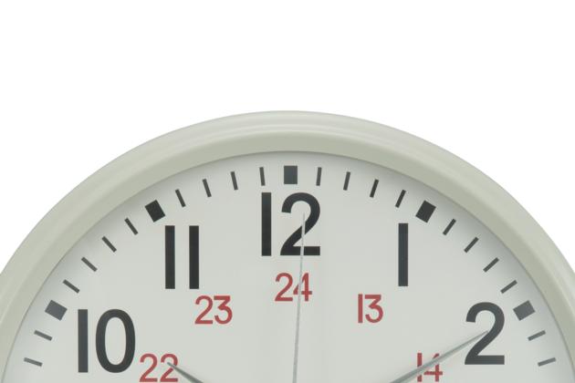 12 Inches Metal Wall Clock