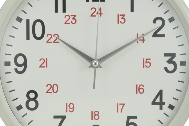 12 Inches Metal Wall Clock