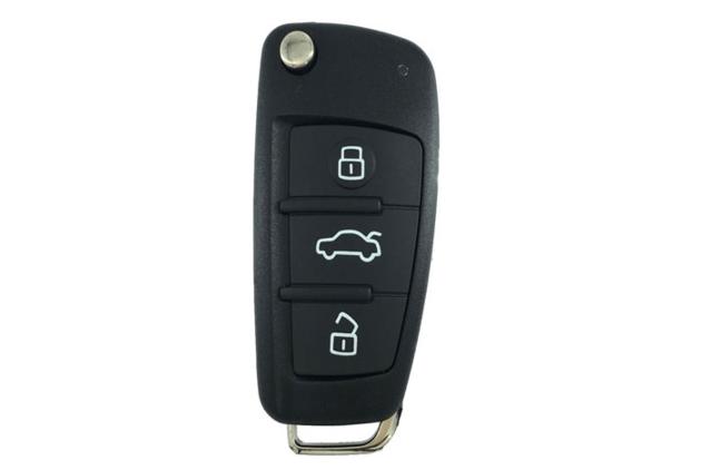  3 button Audi remote control flip key for A4 231G