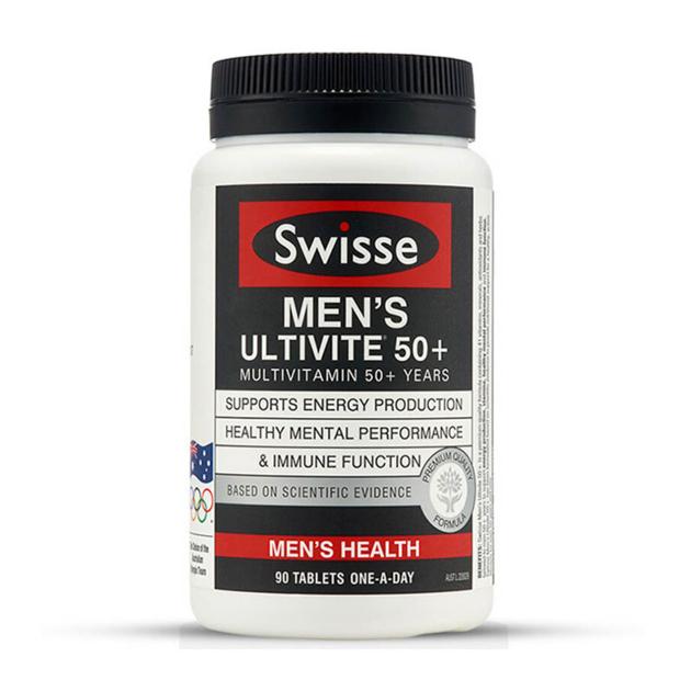 Swisse men's ultivite 50+ 90Tabs 男士复合维生素50+90片