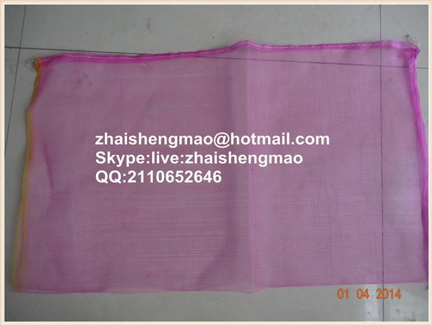 pe mesh bag for packaging garlic 