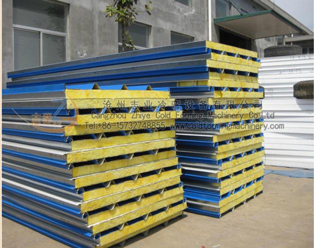 Sandwich Roof Wall Sheet Forming Machine