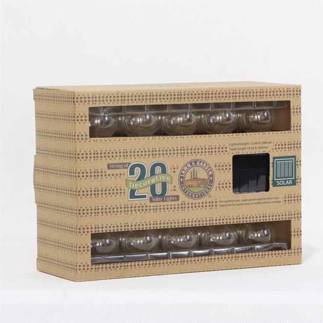 Solar Powered G40 LED String Light