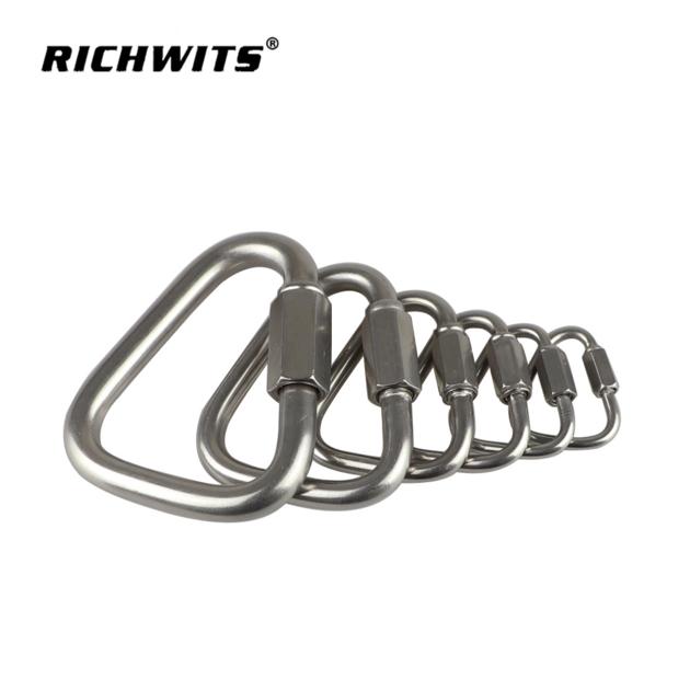 Good Quality Heavy Duty Rigging Hardware Delta Quick Link Large Stainless Steel Triangle Quick Links