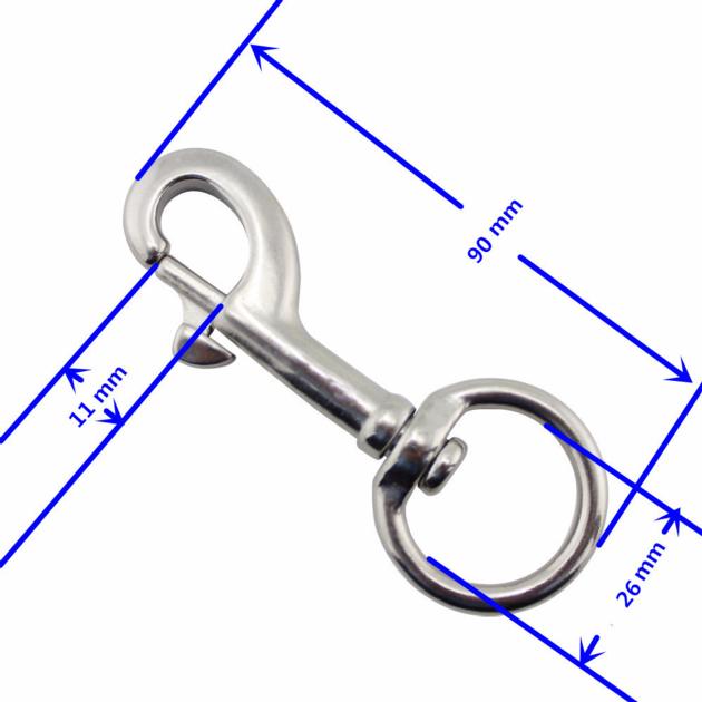 316 Stainless Steel Round Ring Swivel