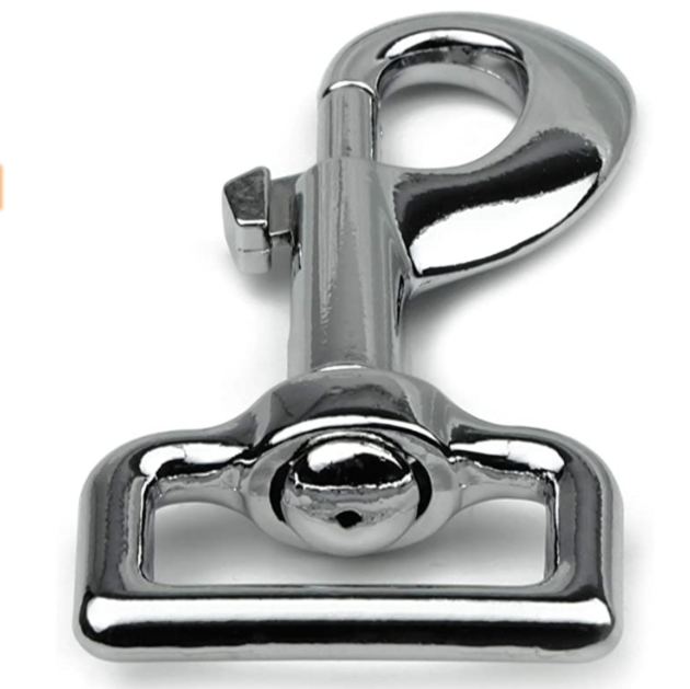 marine hardware 304/316 stainless steel square ring swivel snap hook