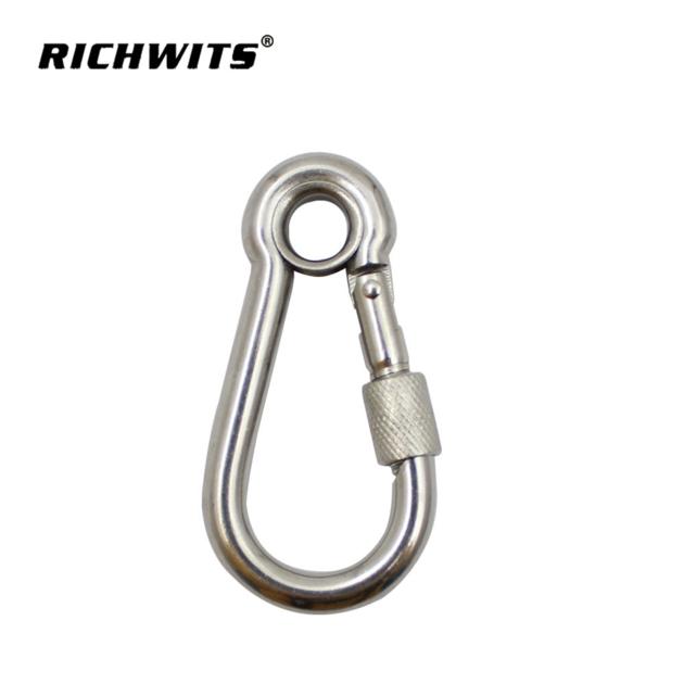 304 316 Stainless Steel Carabiner Hook