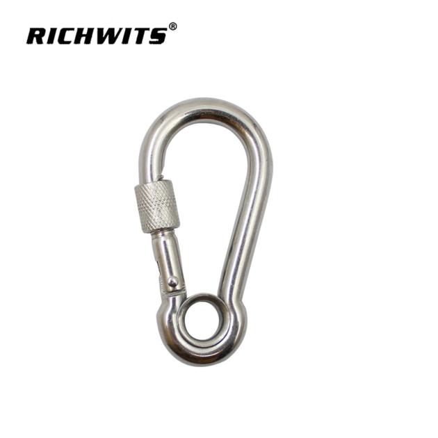 304 316 Stainless Steel Carabiner Hook