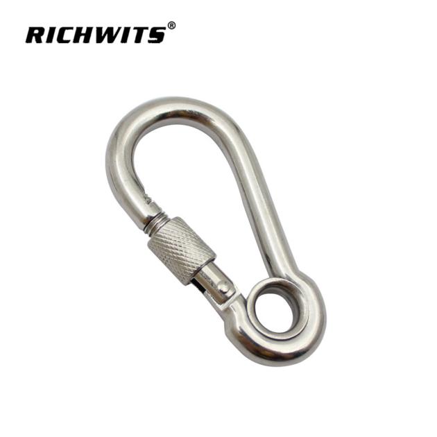 304 316 Stainless Steel Carabiner Hook