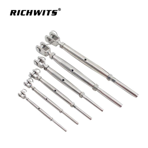 304/316 stainless steel European type closed body turnbuckle(jaw&jaw)