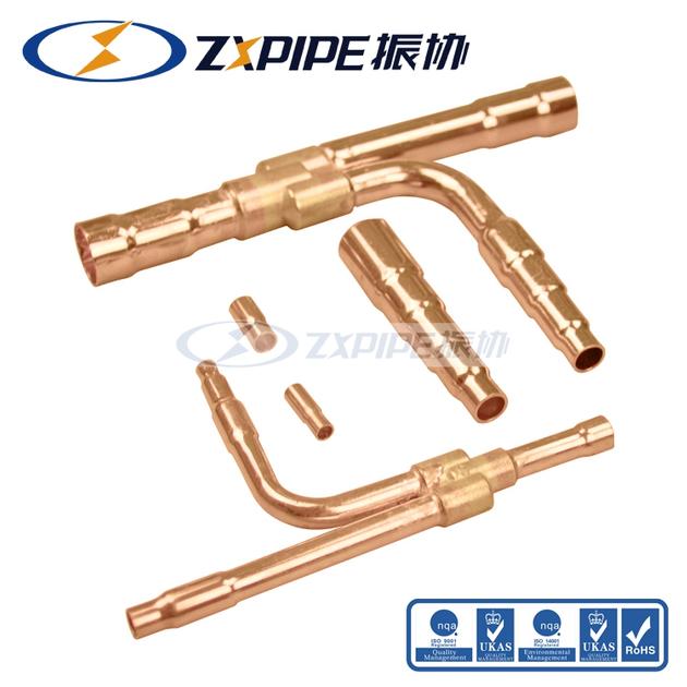 Copper Branch Pipe for Air Conditioner