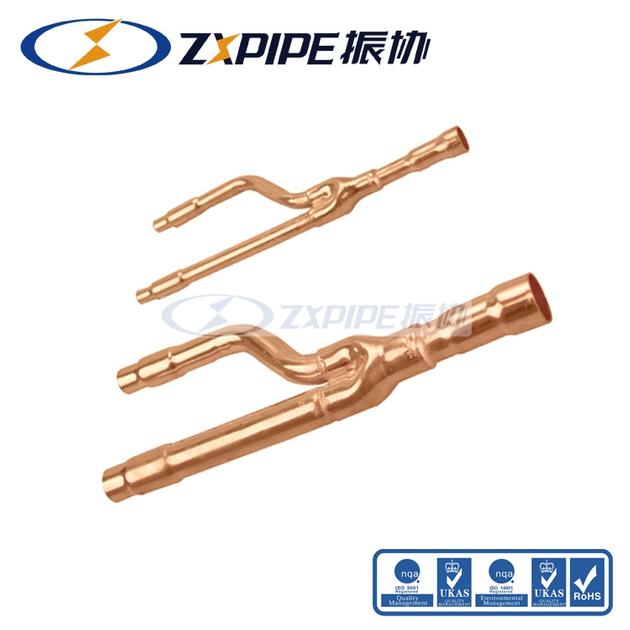 copper branch joint copper disperse pipe