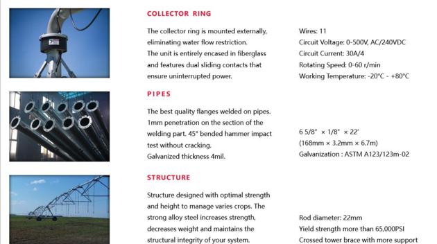 Farm Center Pivot Irrigation System