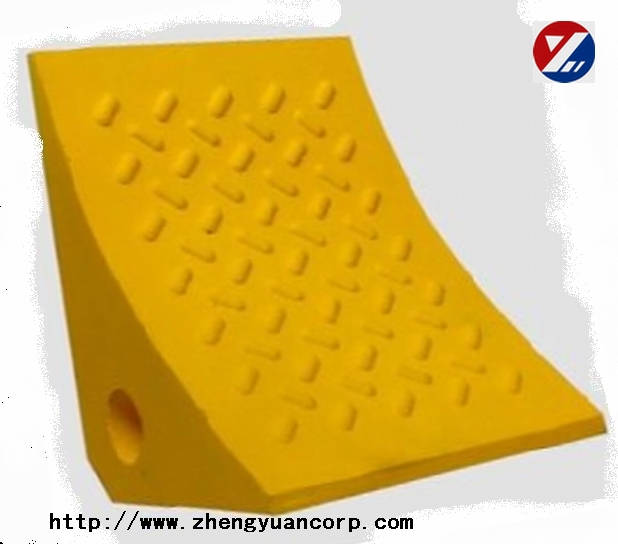 Polyurethane Wheel Chock Wedge Stopper