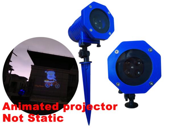 ABS material house outdoor LED animated projector light for holiday decoration