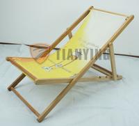 Wooden beach chair