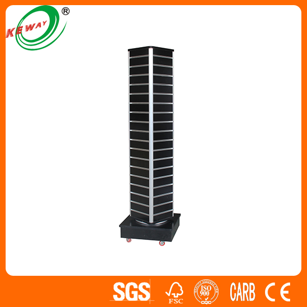 Rotating Slatwall Display Racks With Aluminum