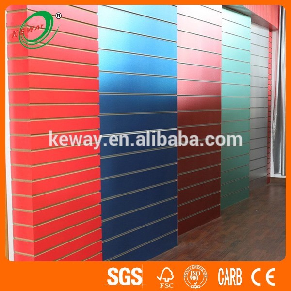 Customized Slots and Color Slatwall Board