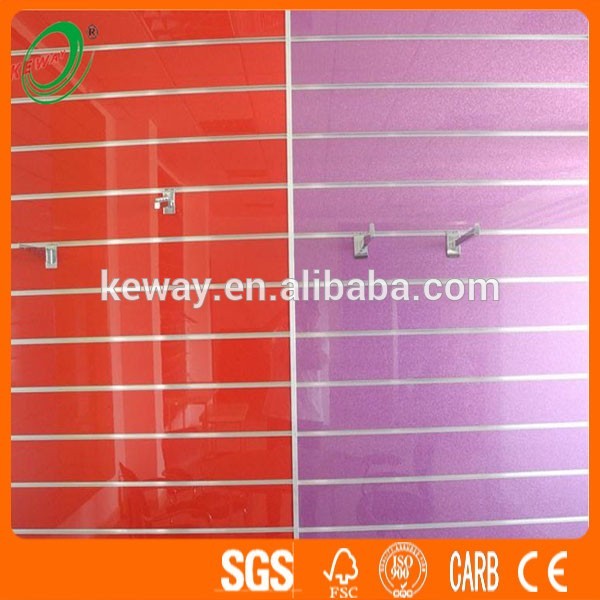 Customized Slots And Color Slatwall Board