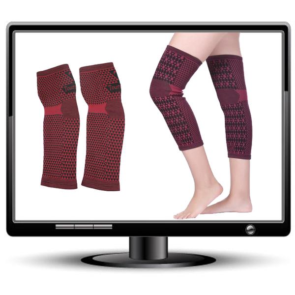 Sport knee support long knee brace sleeve