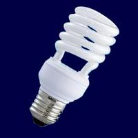 Half spiral energy saving lamp