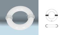 Round tubular electrodeless lamp