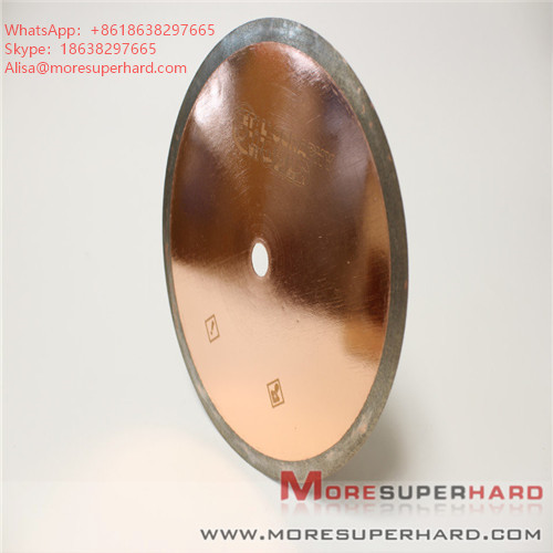 The metal bond diamond cutting sheet is used for bronze cutting  Alisa@moresuperhard.com