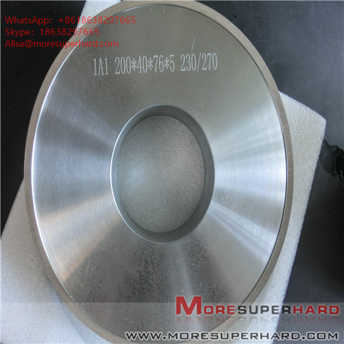 1A1 200*40*76*5 Grinding wheels for magnetic materials Alisa@moresuperhard.com