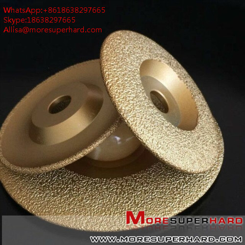 Vacuum brazing diamond abrasive disc  Alisa@moresuperhard.com